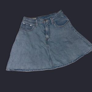 Levi's Classic Blue A-Line Skirt